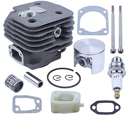 Gubeter Kit pistone Cilindro 52 mm, per Motosega per Husqvarna 162,266,266Se per Motosega Jonsered 630, 630 Super, 501 68 55 71