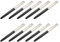 wiianoxd Hero 616 Fountain Pen Hooded Golden Black Small Classic Pack of 10