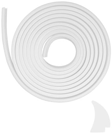 Silicone Rubber RV Window Seal Strip 1/2'' x 1/4'' for Boat RV Camper Car Window Edge Weatherstrip, Waterproof Window Glass Edge Weather Stripping Window Locking Gasket, 20 Ft