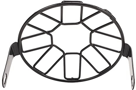 Tyenaza Motorcycle Headlight Cover, Motorcycle Headlight Guard Grill Headlight Mesh Grill Cover Universal for Motorbike with 6.5 Inch Headlights(B)