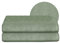 BEAUTEX Handtuch-Set Premium Frottier Sets Made in Europe, 100% Baumwolle 550g/m², Oeko-TEX Zertifiziert (Set: 2 Badetücher - 70x140 cm in Eisberg-grün)