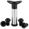 BarBits Vacuum Saver Pump & 4 Stopper Set - Wine Stopper, Wine Preserver, Reusable Bottle Sealer Keeps Wine Fresh, Ideal Wine Accessories Gift