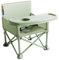 M-CASTLE Babystuhl Tragbarer Reisesitz mit Tablett|Klappbarer Kleinkindsitz Booster Dining Chair|Großartig für Camping, Strand, Rasen|Kleinkind, Kindercampingstuhl 6 Monate - 3 Jahre alt（green）