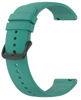 Silikon Armband für Fossil Gen 2 Q Marshal/Gen 2 Q Wander, 22mm Wasserdichte Weiche Ersatzriemen, Weiches Silikon Ersatzarmband Uhrenarmband Sportarmband für Damen Herren, AG