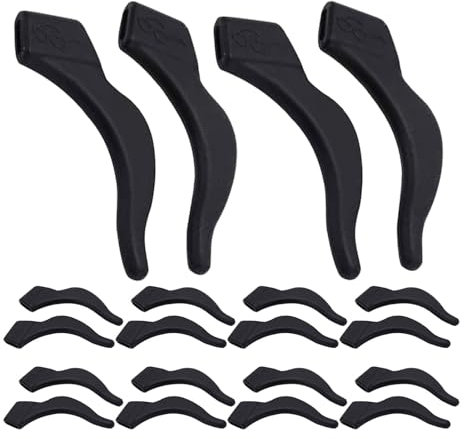 Wezalget Paraorecchie per occhiali, Paraorecchie per occhiali in silicone | Gancio per l'orecchio Porta occhiali per occhiali antiscivolo | Comodo fermo per custodia per occhiali versatile per