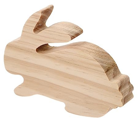 Lurrose Hase Osterhase Spielzeug Dekorative Ostern Party Foto Requisite Holz Home Shop