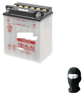 COMPATIBILE CON APRILIA ETX Tuareg 600 1986 A 1992 BATTERIA GIÀ PRONTA ALL'USO YB14L-A2 12V/14AH BATTERIE PER AVVIAMENTO MOTORE MOTO SCOOTER SPECIFICA COMPLETA