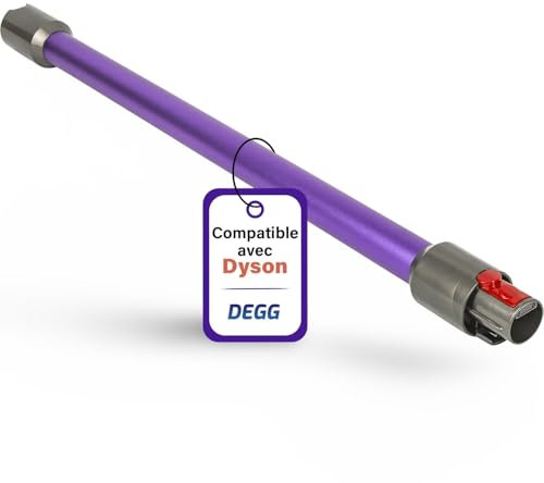 DEGG Tubo Aspirapolvere, Compatibile con Dyson V7, V8, V10, V11 e V15, 32MM Telescopico, Tubo di Prolunga, Tubo di Aspirazione Ricambi, Accessori per Aspirapolvere, Colore: Viola