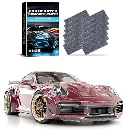Ovyntremis Nano Sparkle Cloth Kratzerentfernungstuch für Autos – 12 Stück, Entfernt Kratzer, Wirbel und Wasserflecken, Geeignet für Verschiedene Fahrzeuglacke, Wiederverwendbar und Langlebig