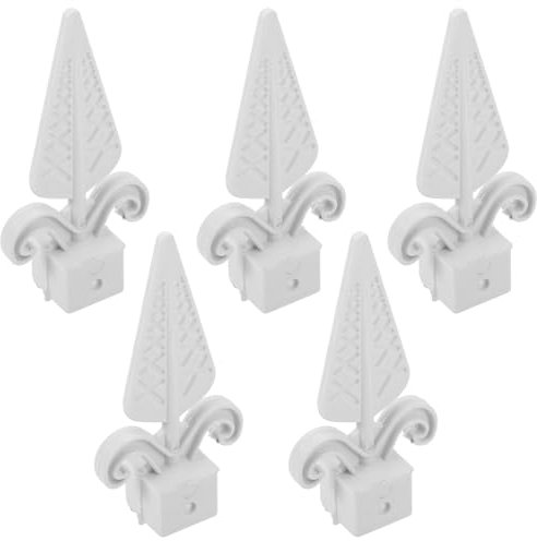 Vaguelly 10pcs Fence Topper Fence Finials for Garden Decorations Outdoor Decorations Pointed