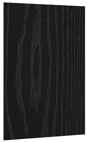 vidaXL Decor Panels 50 pcs Black Oak 21 x 30 x 0.27 cm Engineered Wood, Craft Room, Modern Decorative Panels, Creative Art Decor, Engineered Wood for Indoor Home Decoration