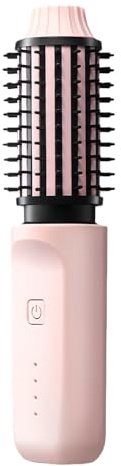 Heated Brush Curler - ABS, Hot Glättener Comb Anti-Scald Design | Vier Temperatureinstellungen Portable Hair Styling Werkzeug, Travel Hair Comb For Salon Hairdressing, Home Use, Wohnraum, Reisen, Bad