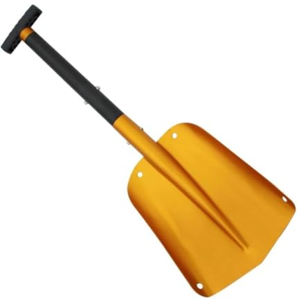 Pelle à neige télescopique multifonction 63-82 cm, en alliage d'aluminium, convient pour le dégivrage et le jardinage, 1 pièce