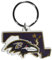 Siskiyou Sports Baltimore Ravens Home State Flexi Schlüsselanhänger, Schwarz, Standard