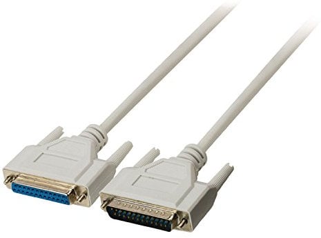 Serial Cable D-SUB 25-Pin Male - D-SUB 25-Pin Female 5.00 m Ivory