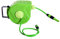 Outsunny Carrete para Manguera Enrollable Carro de Manguera de Jardín Portamanguera 10m Roll-up Automático Giratorio 180 ° con Pistola de Pulverización Base de Pared para Terraza
