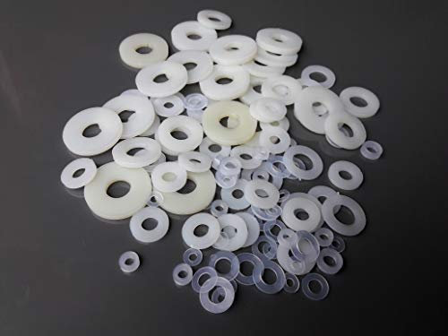 25 Stück Unterlegscheibe ØM3 / 6mm x 3,2 x 0,5mm Polyamid Kunststoff