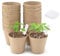 KINGLAKE 50 Piezas 6cm pequeñas macetas de Semillas de Fibra biodegradables para plántulas