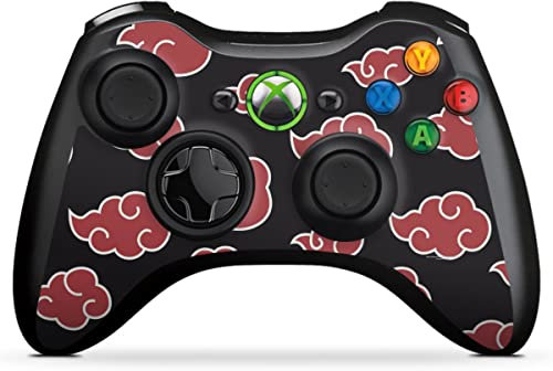 Skin kompatibel mit Microsoft Xbox 360 Controller Folie Sticker Offizielles Lizenzprodukt Naruto Shippuden Akatsuki