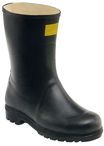 Trento Stivale Donna in Gomma Tronchetto Articolo 10 Colore Nero