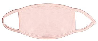 Masque en soie de qualité supérieure - Masques en tissu avec motif pour femme (rose)