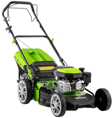 Dellonda 144cc 18/46cm Self-Propelled Petrol Lawnmower - 4-Stroke - DG101