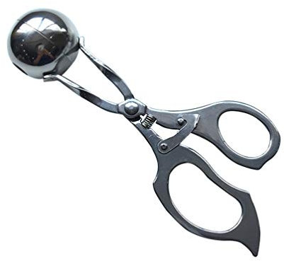 ifundom Fleischbällchen, None-Stick Meatball Maker, Edelstahl Fleischballer Zange, Cake Pop, Eiszange, Keksteig Schaufel für Küche