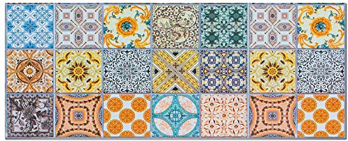 Panorama Spritzschutz Multicolor Hydraulico 40x100 cm - Küchenrückwand Platte - Küchenwand - Küche Selbstklebend
