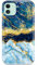 JIAXIUFEN iPhone 11 Pro Case Gold Sparkle Glitter Marble Slim Shockproof Flexible Bumper TPU Soft Case Rubber Silicone Cover Phone Case for iPhone 11 Pro 5.8 Dark Blue