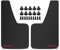 2x Paraspruzzi Universale Auto Nero Compatibile con Hatchback Sedan SUV Convertibile Coupe MPV Pickup 360mm * 210mm