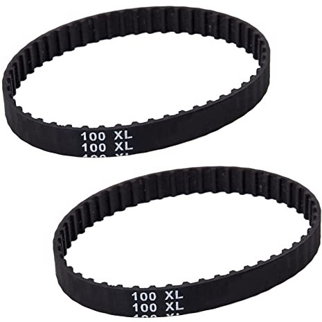 2X Speed Control Drive Gummi Zahnriemen 50 Zaehne 10 mm Breit 100 x L