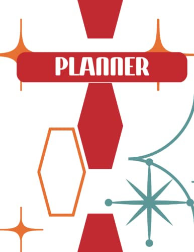 Planner: Large Undated Mid-century Modern Personal Planner