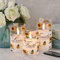 Eldnacele Sunflower Glass LED Candles with Remote, Battery Powered Flickering Flameless Candles for Summer Home Decoration Mother's Day Gift(3 x 4,5,6 Inches)