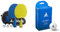 JOOLA Tischtennis Set Vivid Outdoor & 42183 Tischtennisbälle Outdoor 40+ mm Tischtennis-Trainings-Bälle, Weiss, 12 Stück