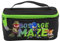Sonic- Trousse de toilette, trousse de toilette, fourre-tout, double fermeture éclair, couleur verte, produit officiel (marques CyP)