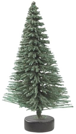 Miniatur-Tannenbaum, grün, Größe ca. 5 cm, Beutel mit 2 Stück