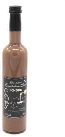 Omi's leckerer Schoko - Eierschecken - Likör 500ml Dresdner Kaffeestübchen Eierscheckenlikör