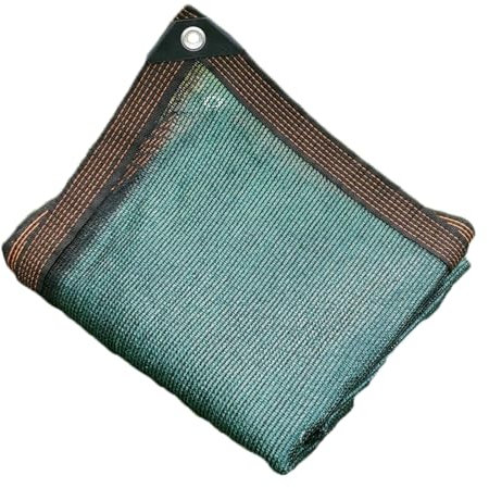 Yslopeno Tissu D'ombrage, Filet De Protection Solaire pour La Maison, Toile Ombrage Vert Foncé Imperméable Couverture D'ombre pour Pergola, Coupe-Vent Et Perméable À l'eau(Taille:2mx1m(LxW))