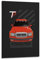 XFPMXC Sportwagen-Poster W124 E500, Vintage-Luxus-Auto, dekoratives Gemälde, Leinwand, Wandkunstwerk, Bild, 50 x 75 cm