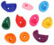 OPPWONG Klettergriffe, Kletterwand, Felswand-Klettergriffe, Mehrfarbig, Große Klettergriffe für den Außenbereich, 10 Stück, Klettergriffe, Große Felswandgriffe (Große 10er-Packung)