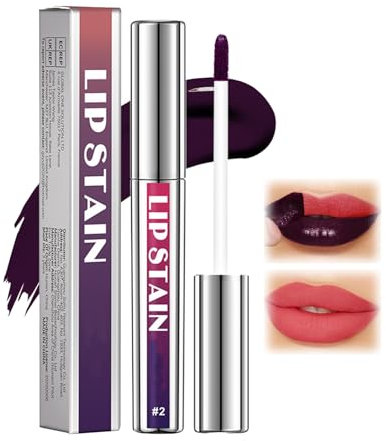 Lip Tint Stain Peel Off - Juego de delineador de labios de 3 colores, tinte de delineador de labios impermeable con acabado mate, labio hidratante Tinte para crear un color de (#3)