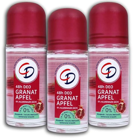 3 er Pack CD Deo Roll-on Granatapfel Deoroller 3 x 50 ml