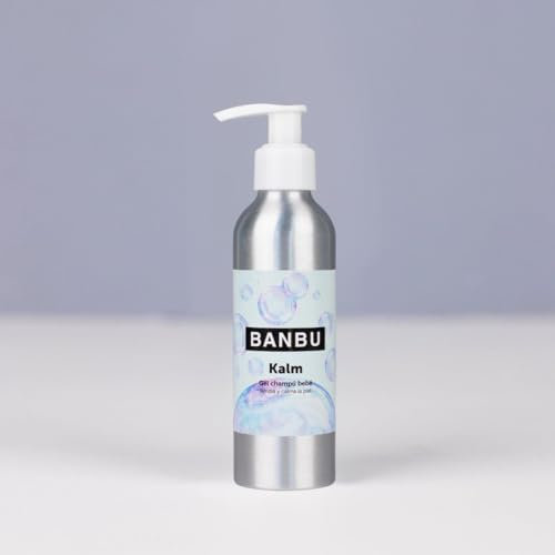 Champú-Gel para Bebés KALM | con Aloe Vera y Aceite de Almendra | Sin Sulfatos | 150ml | BANBU