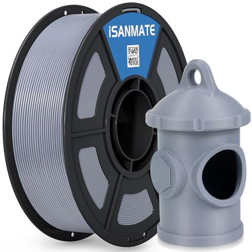 iSANMATE ASA Filament 1.75mm, Premium Anti-UV Wetterbeständiges 3D Drucker Filament für Outdoor, Maßgenauigkeit +/- 0.02mm, 1KG/Spule ASA Filament für 3D Drucker