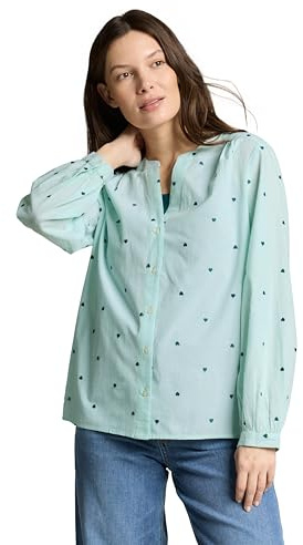TOM TAILOR Damen Bluse mit Stickerei
