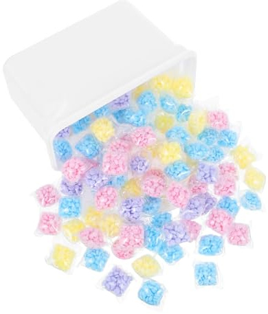 NOLITOY 100 Perlas Potenciadoras Del Aroma Ropa, Pastillas Para Detergente Líquido Para Eliminar Olores, Perlas Potenciadoras De Fragancia Y Suavizantes De Para Lavadoras De