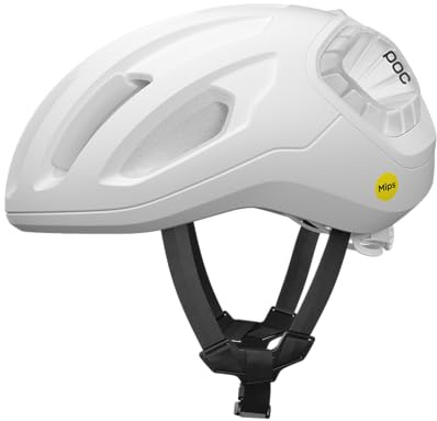 POC Amidal – Aerodynamischer Rennrad Helm mit MIPS Air Node, verstärkten Heckzonen, 360° Fit System und integrierter Knog-Licht-Kompatibilität für maximale Sicherheit und Sichtbarkeit