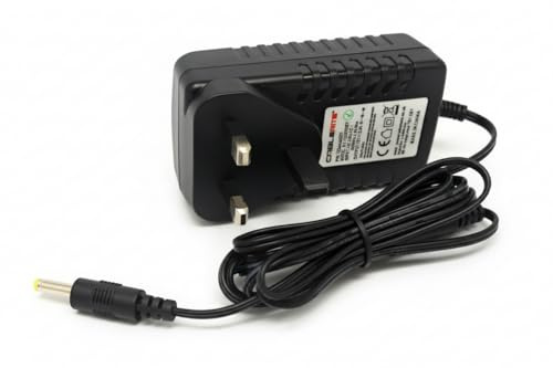 12V Power Adapter for Yellow LED YG-300 Projector UK Plug Supply