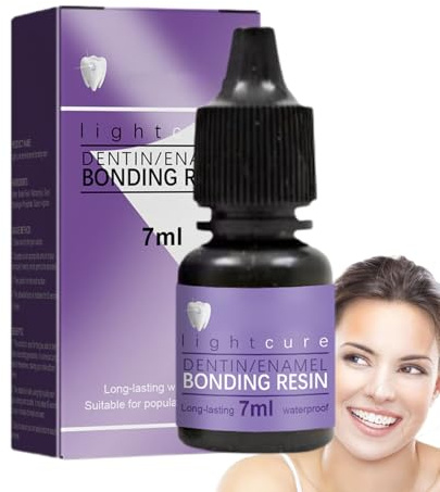 Colle Dentaire UV Professionnelle,7ml,Collage Longue Durée | Pour Bijoux Et Strass Sur Dents, Idéale Pour Fêtes, Photoshoots Ou Mariages, Durcissement Rapide Sous Lampe UV