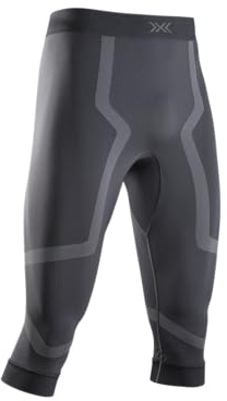 X-Bionic X-ENTIAL Herren 3/4 Tights - Wintersportbekleidung mit SkinCool Garn und CoreClimate-Technologien für den ganzjährigen Einsatz - Anthrazit, M
